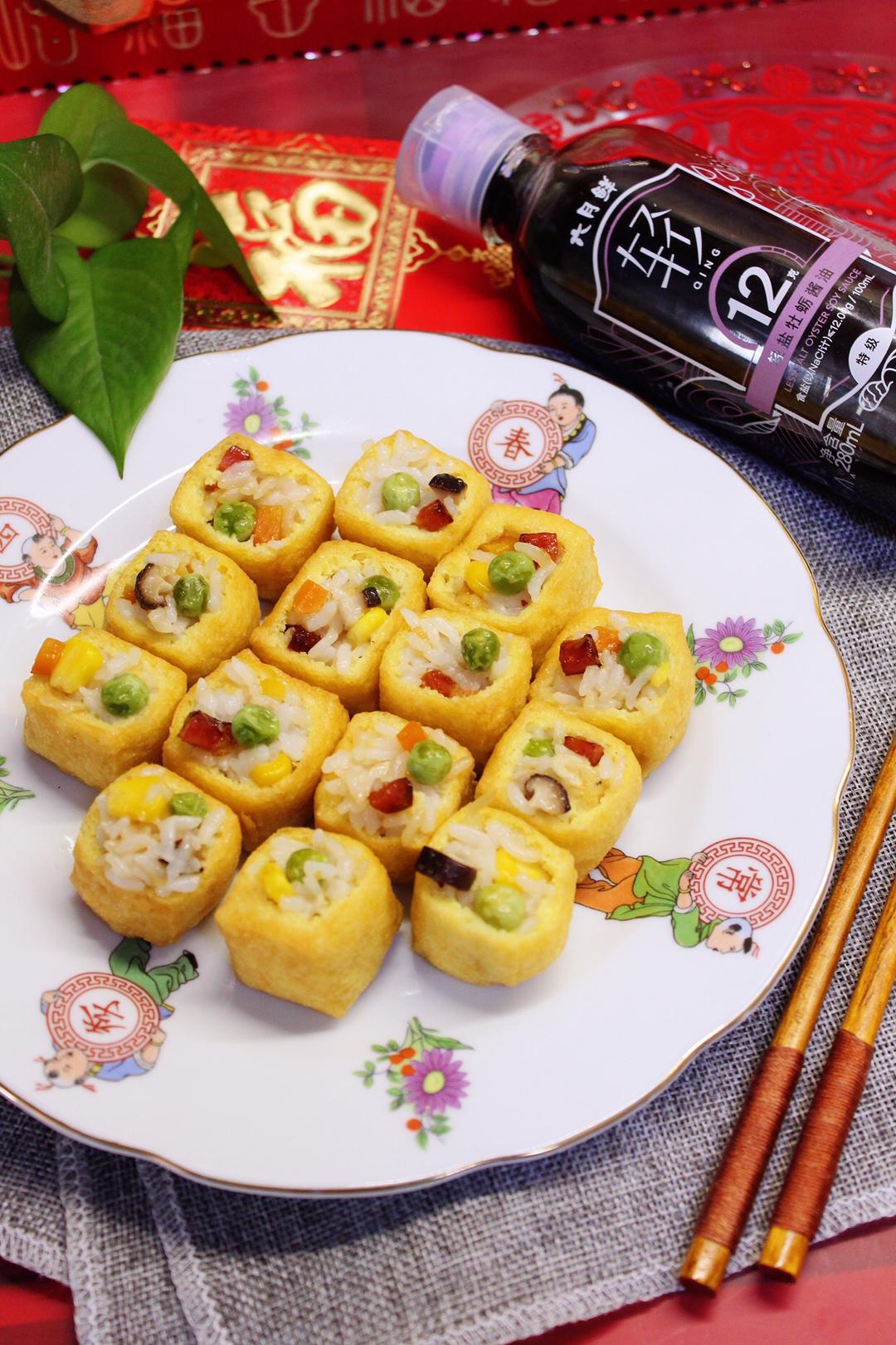 八方进财～八宝酿福（豆腐）袋