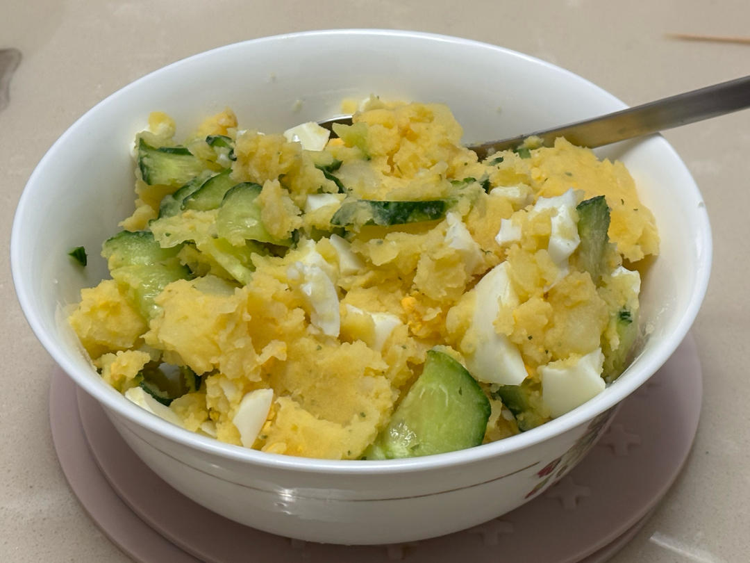 🔥爆好吃的鸡蛋土豆泥沙拉