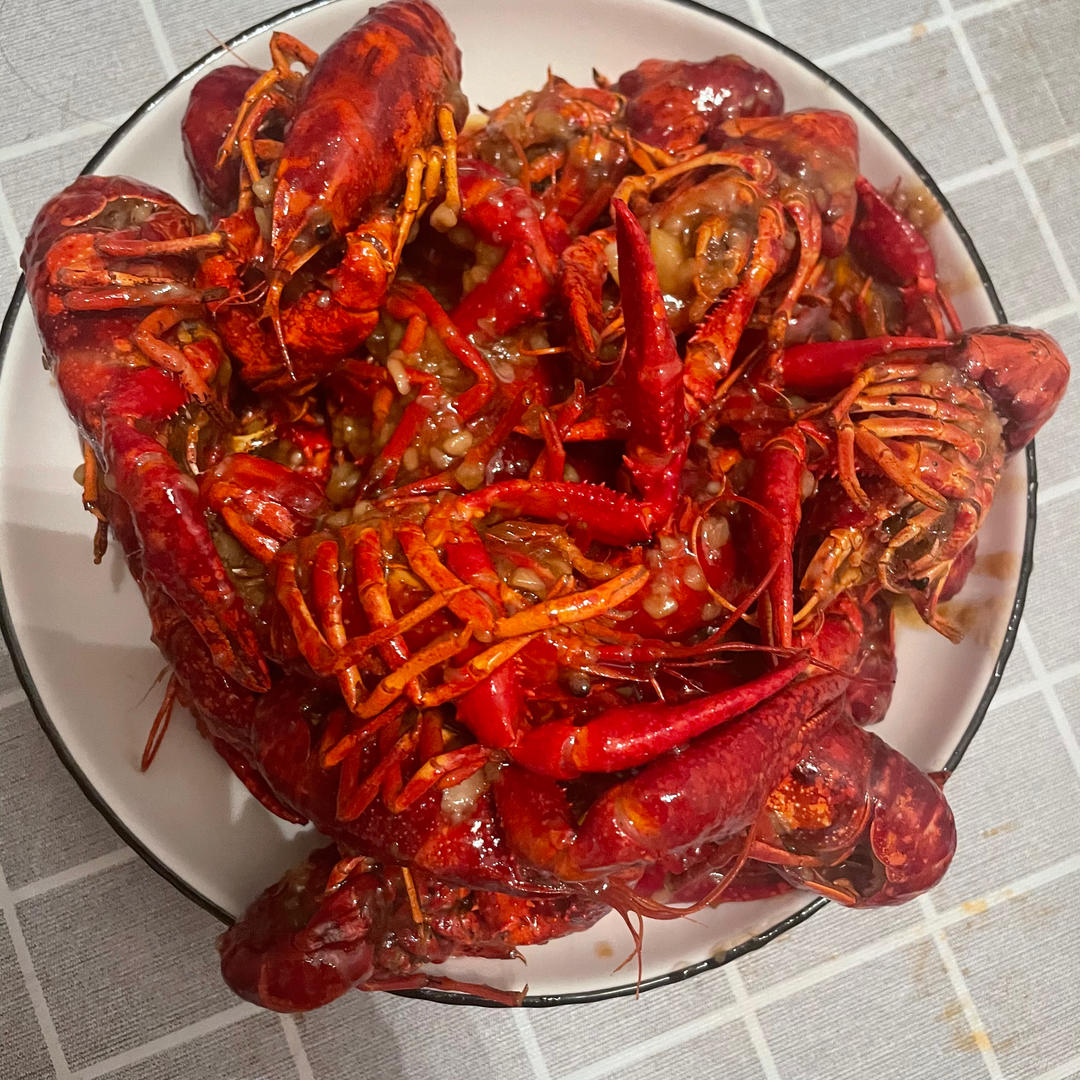 蒜蓉小龙虾（家常版比复茂好吃哦😋）