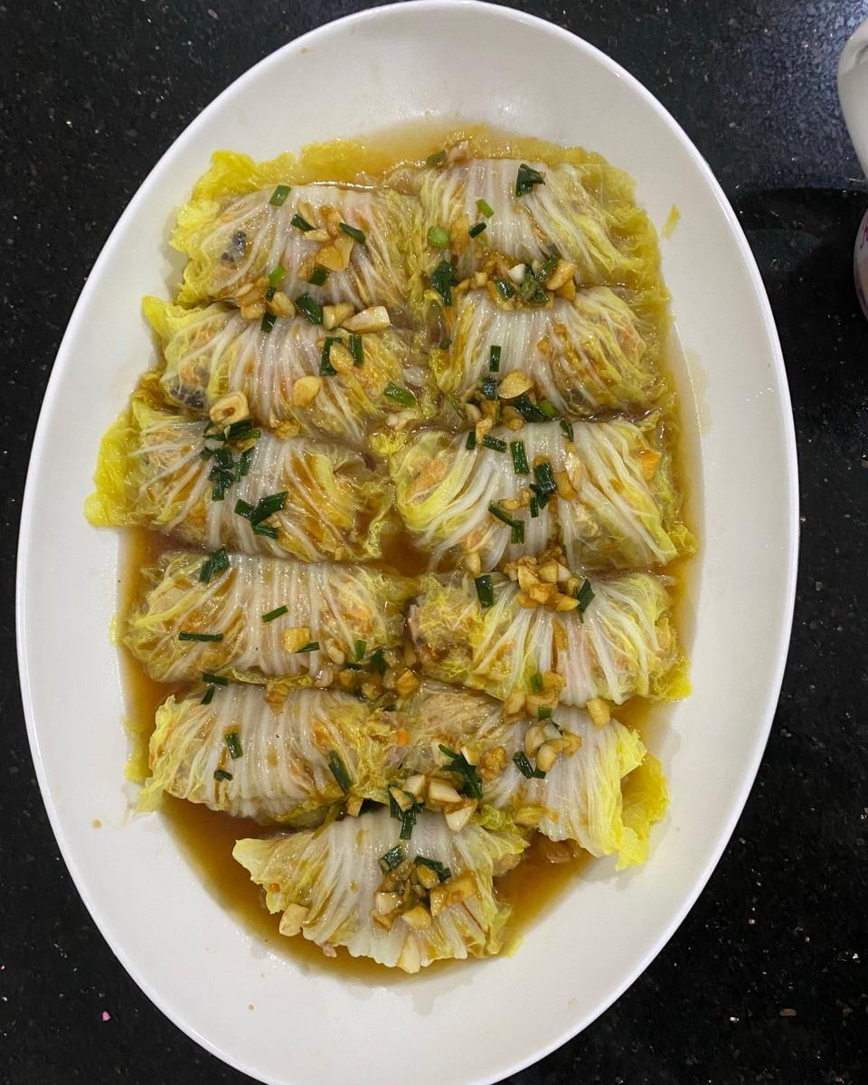 肉酿白菜卷
