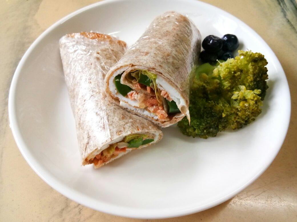 三文鱼墨西哥卷饼 salmon taco