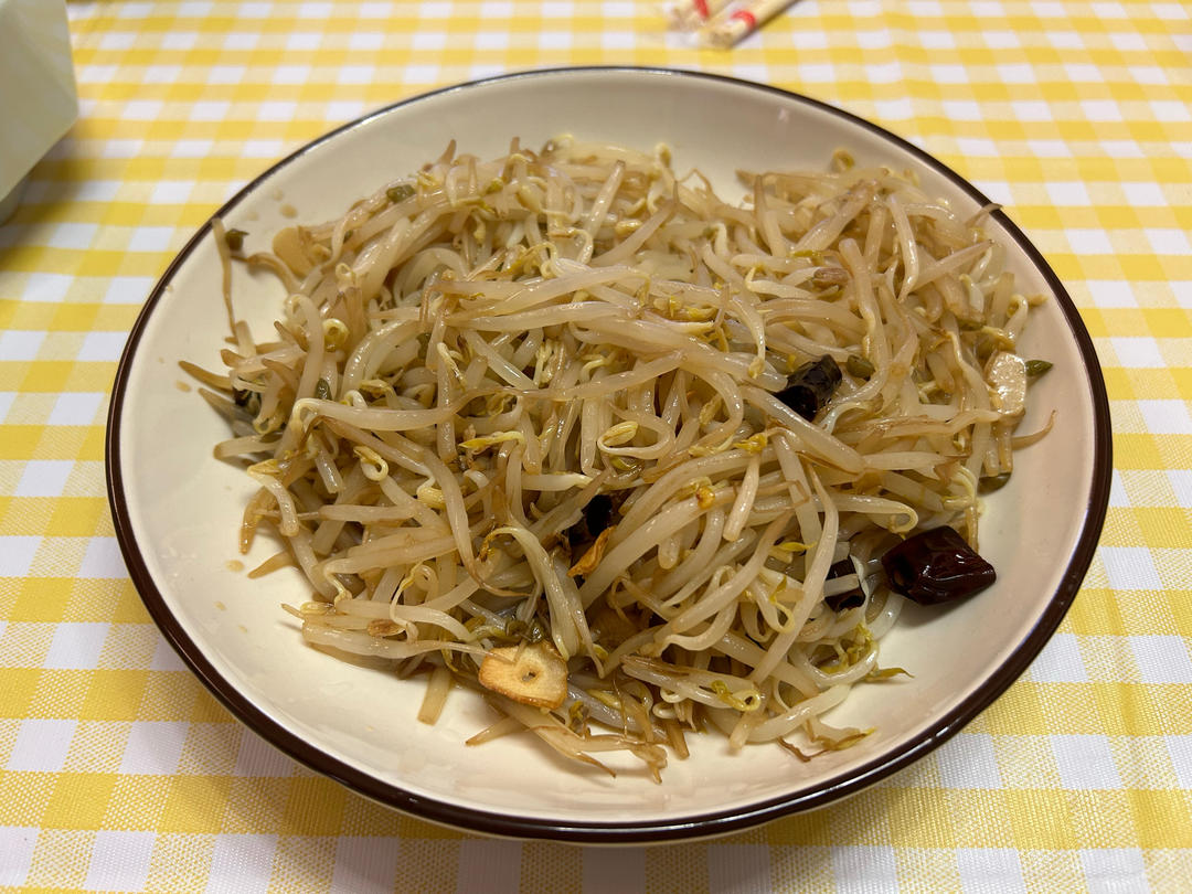 酸爽的醋溜豆芽