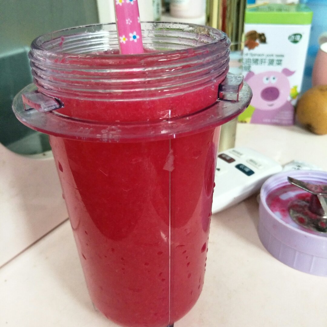 火龙果皮汁