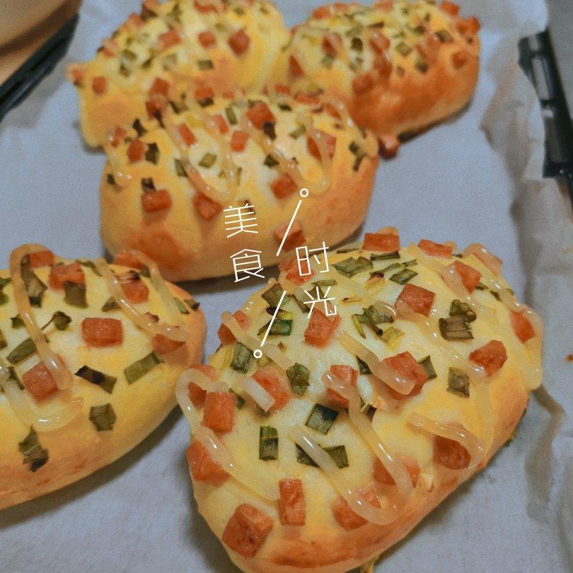 香葱火腿肉松面包