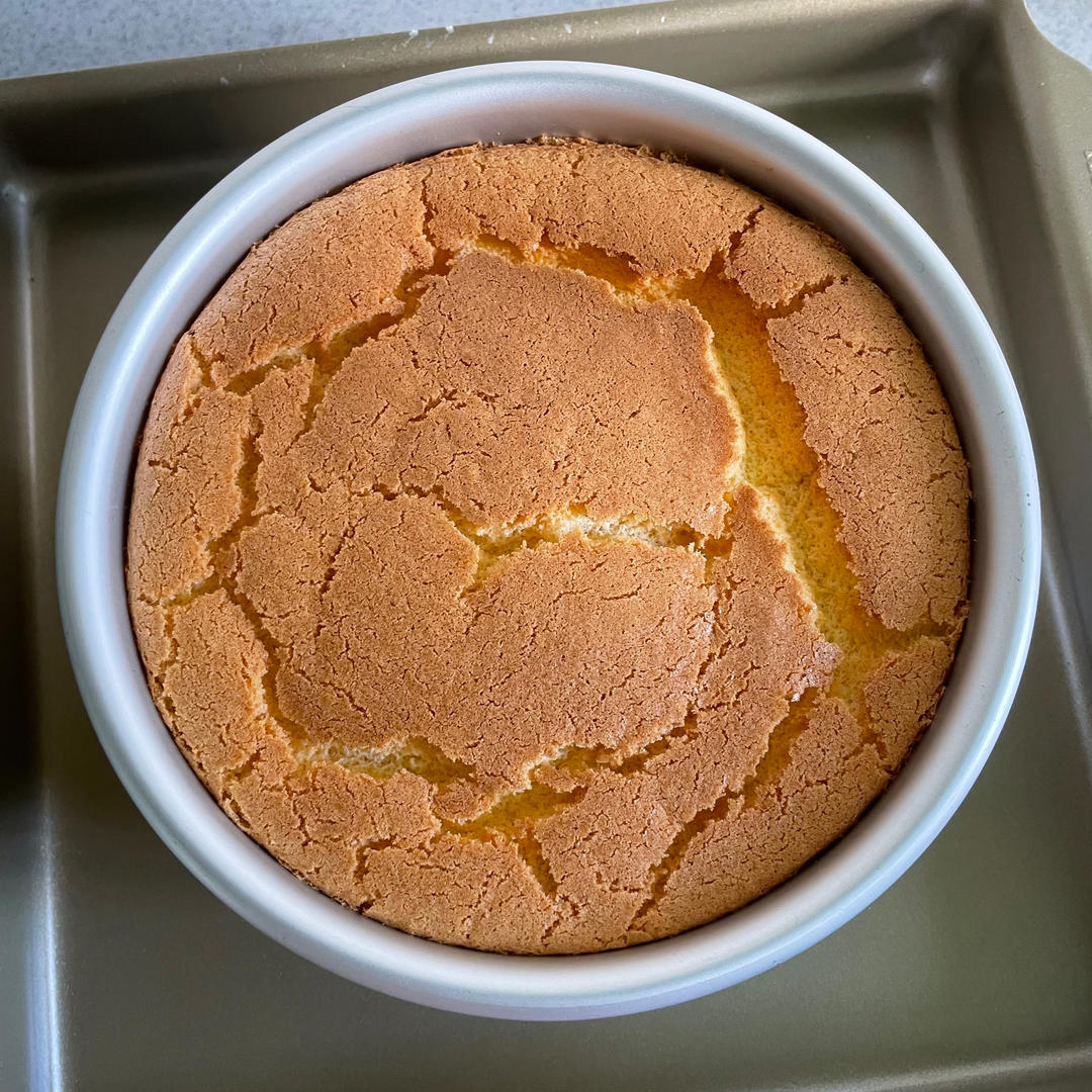 戚风蛋糕（不回缩，裱花打底首选）