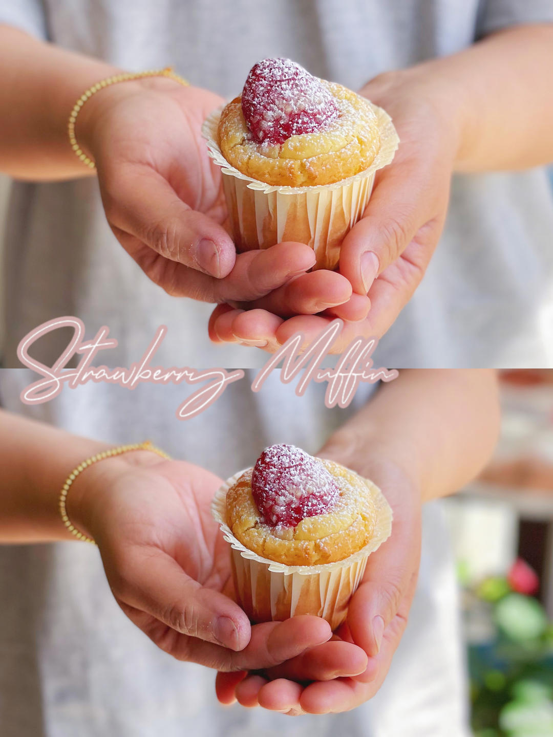 草莓玛芬【4月北鼎烤箱食谱】