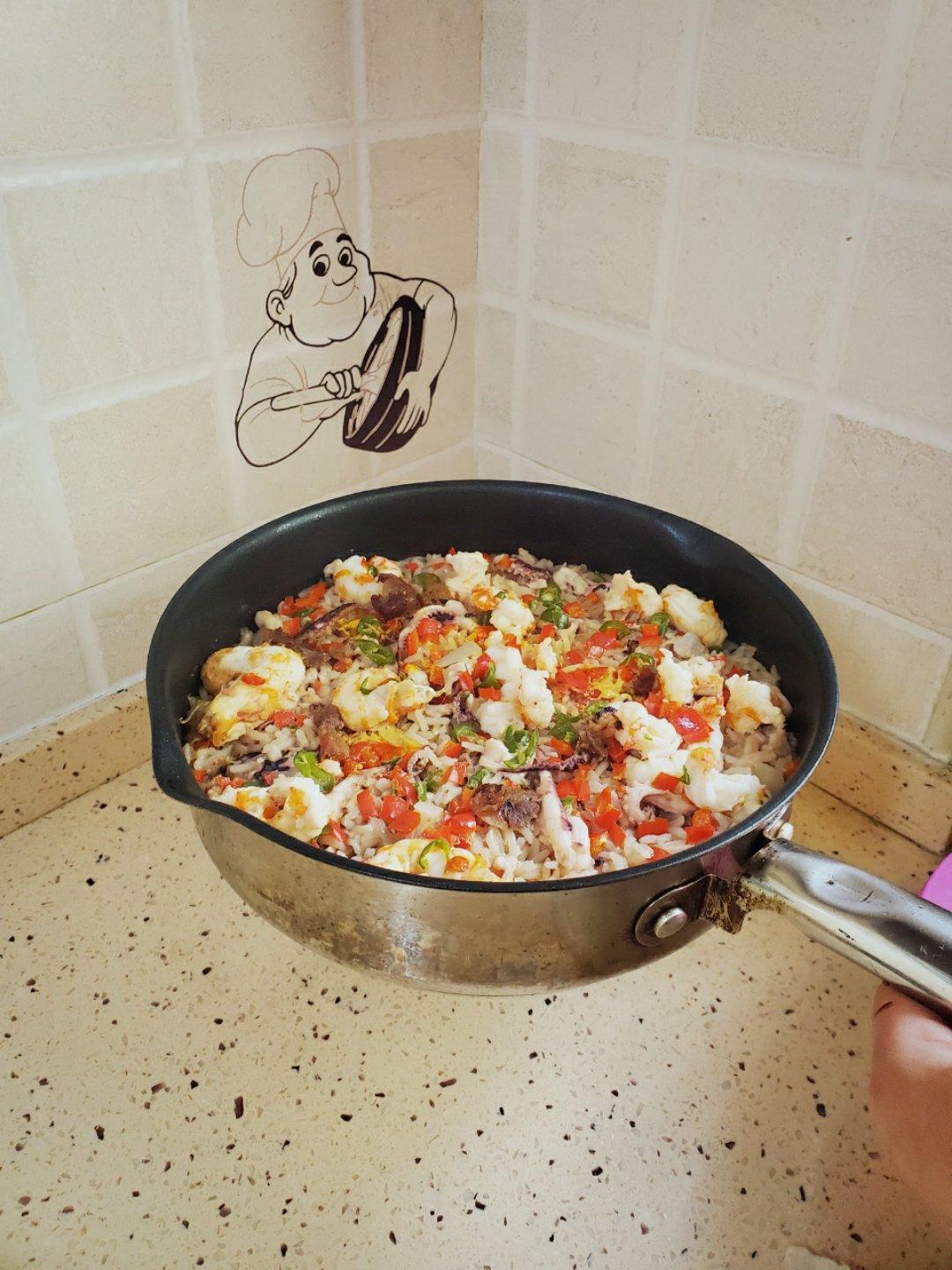 【曼食慢语】Seafood Paella 西班牙海鲜饭