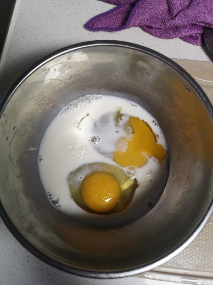 纯奶手撕吐司的做法 步骤1