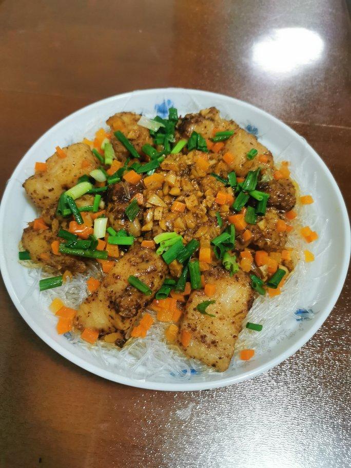 蒜蓉粉丝蒸龙利鱼
