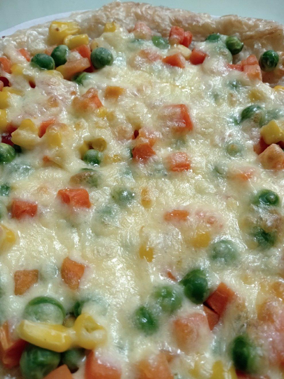 手抓饼脆皮披萨（空气炸锅或者煎锅）