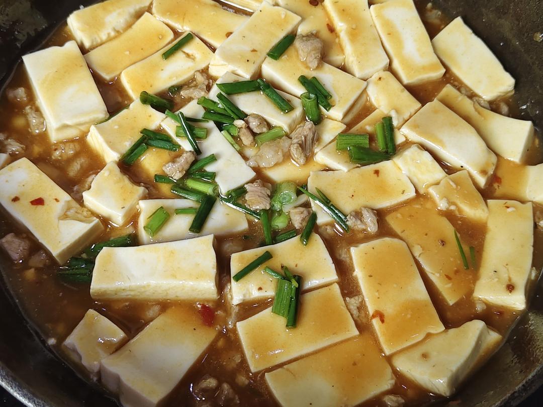 肉末嫩豆腐｜嫩滑口感爽口！这道快手菜超级下饭！！（减脂少油版）