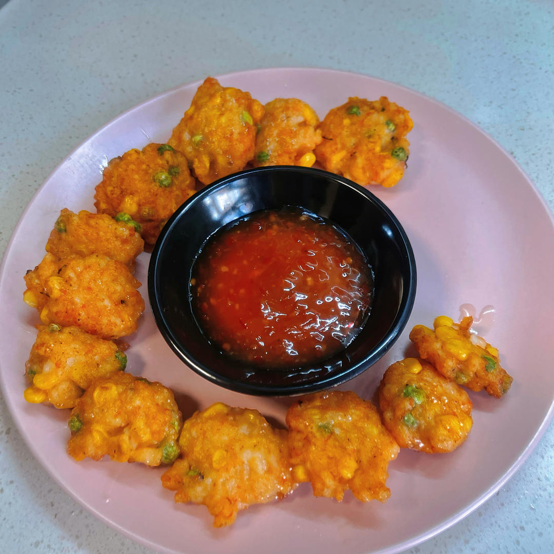 老少皆宜的虾饼，现在学晚上就能吃上！🍤