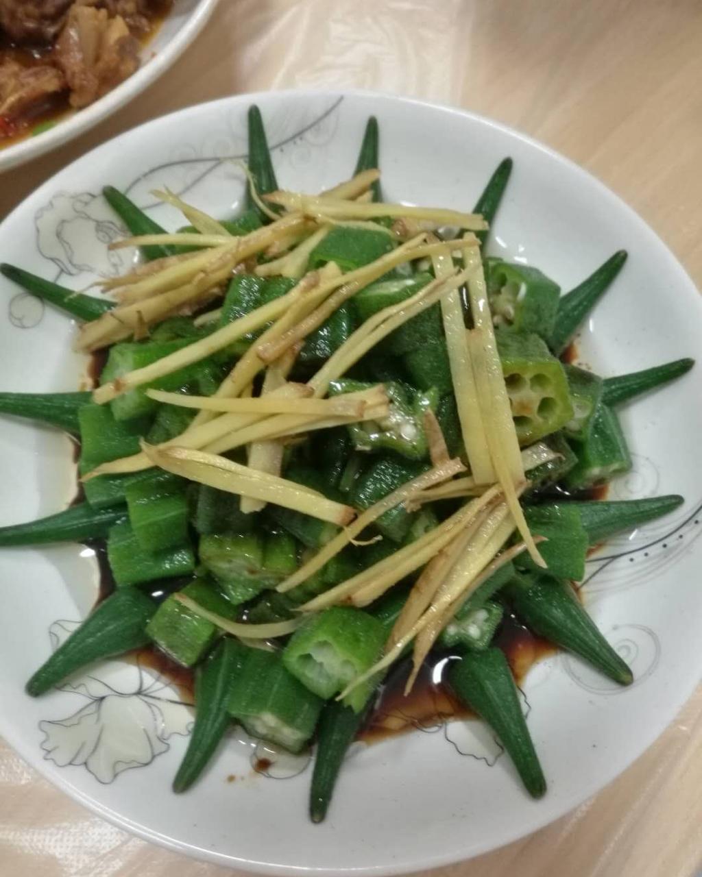 【白灼秋葵】清爽简单