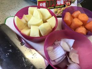 咖喱土豆炖牛腩的做法 步骤3