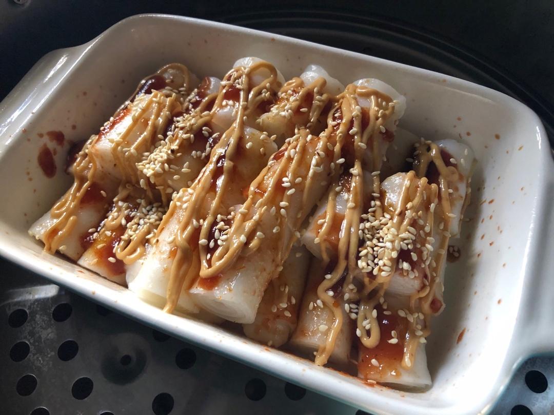 米皮肠粉、凉拌2做法（不用打米浆有劲道）