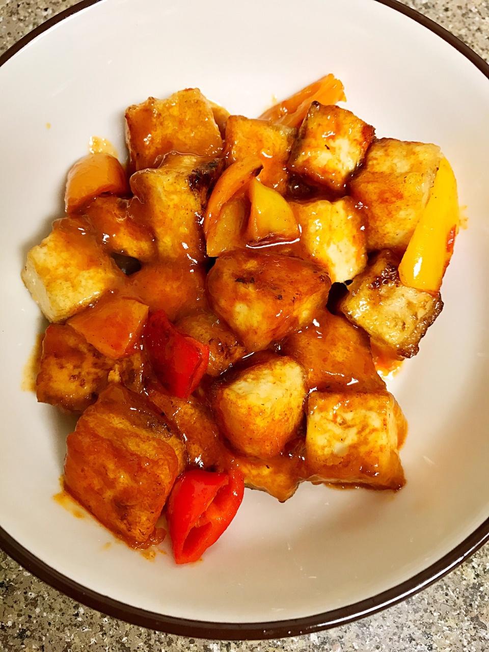 【就是这个辣味儿！】可能是最下饭的素菜——湘味青椒豆腐