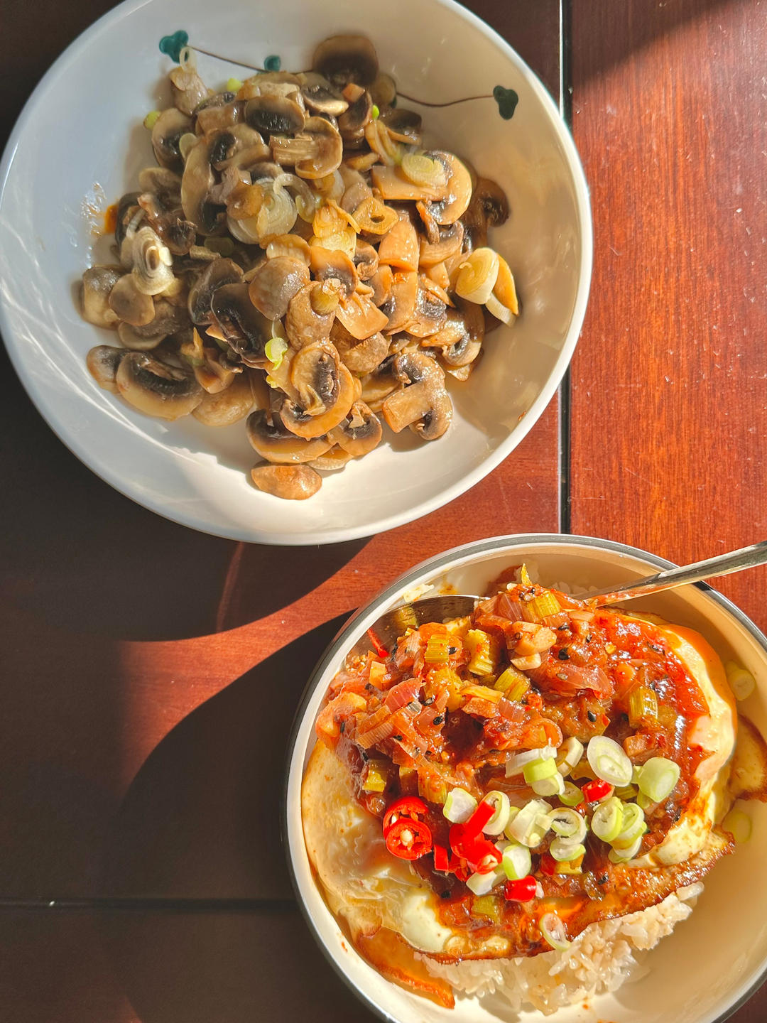 素炒口蘑（快手家常菜）