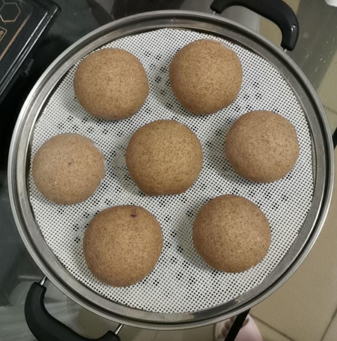 超级详细 零失败的黑全麦红薯馒头（减脂必备）