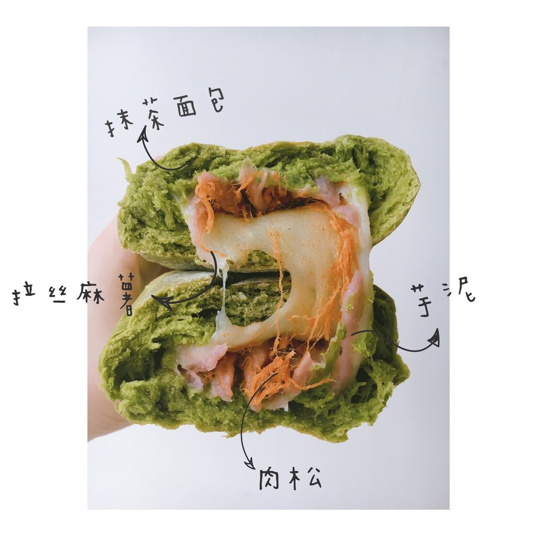 麻薯夹心可可（抹茶）软欧