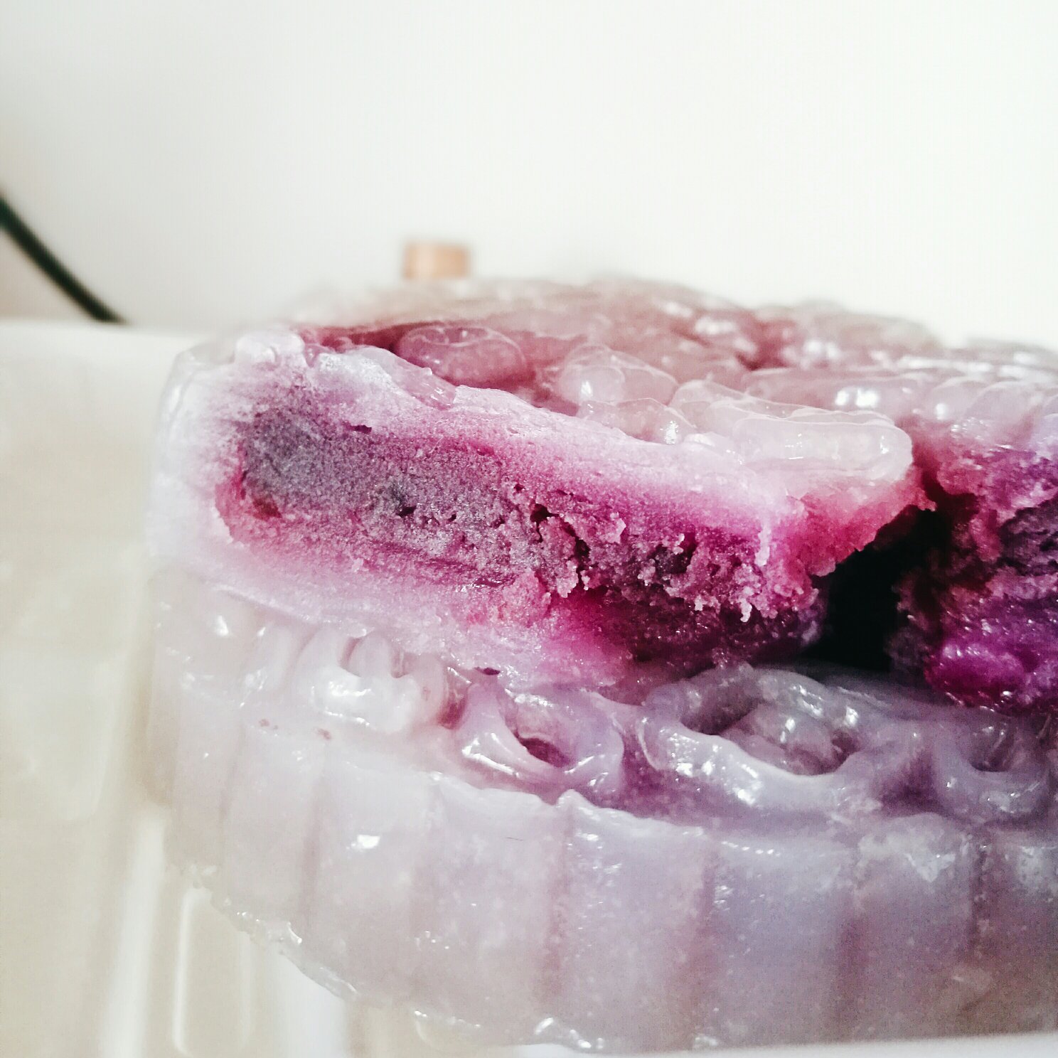 紫薯水晶饼