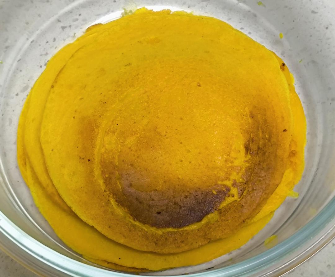 婴儿辅食手指食物南瓜松饼8+