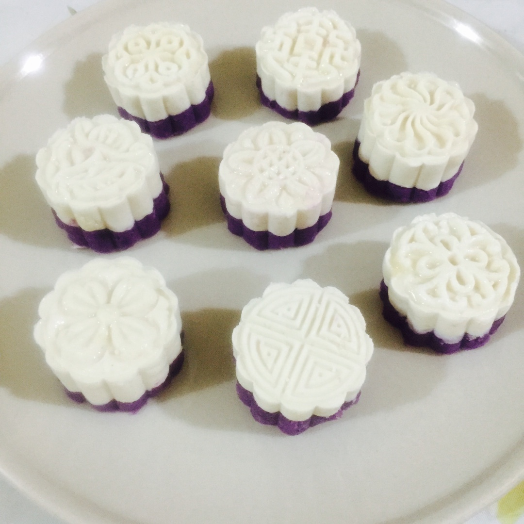 【快手辅食】紫薯山药糕（8m+）