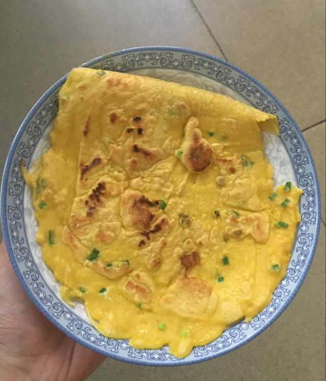葱花鸡蛋饼