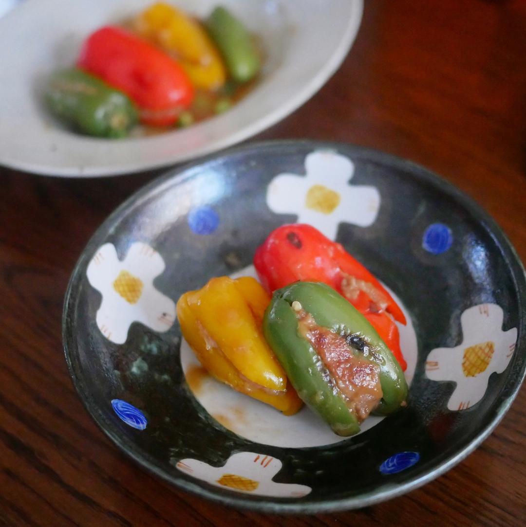 彩椒饺子