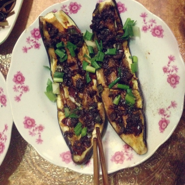 微波炉烧烤茄子