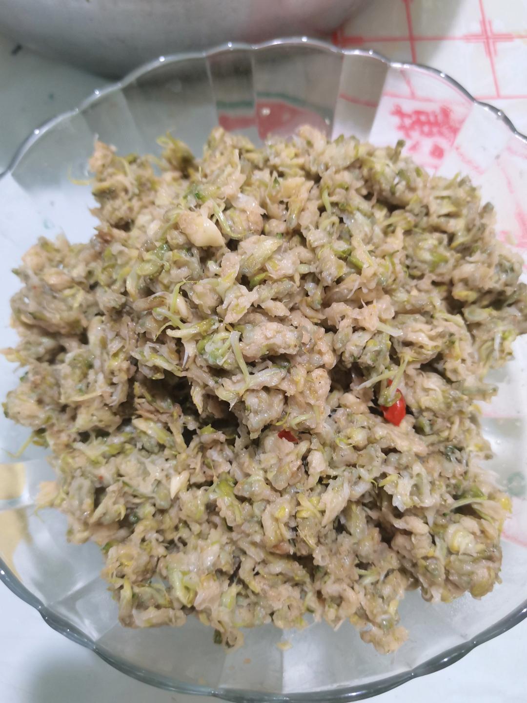 蒸洋槐花