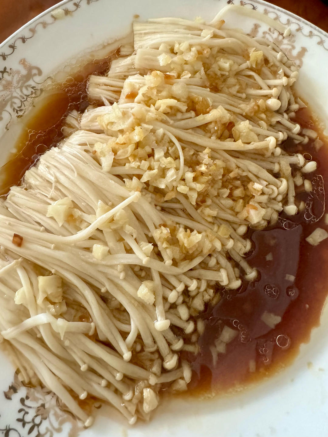 蒜蓉蒸金针菇