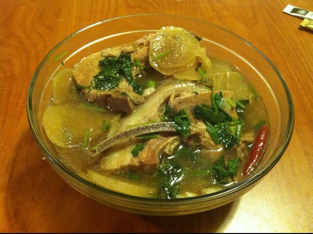 白萝卜炖肉