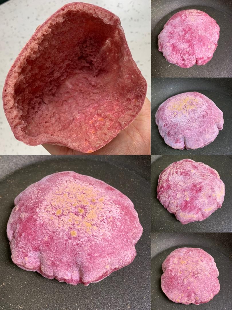樱花粉🌸皮塔饼（薄皮锅盔）