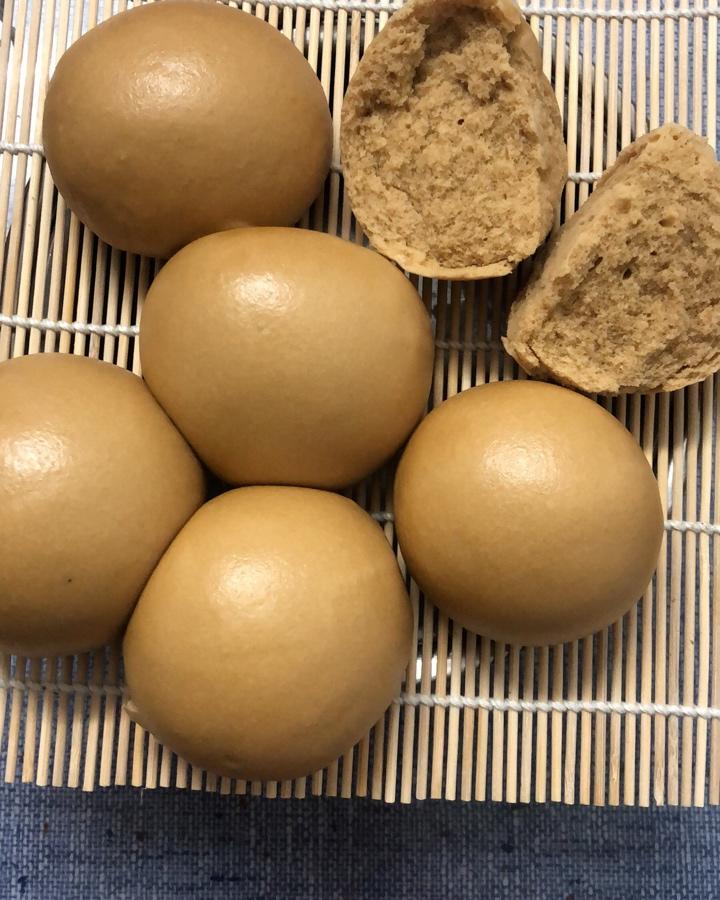 有着面包口感的红糖馒头（一次发酵）