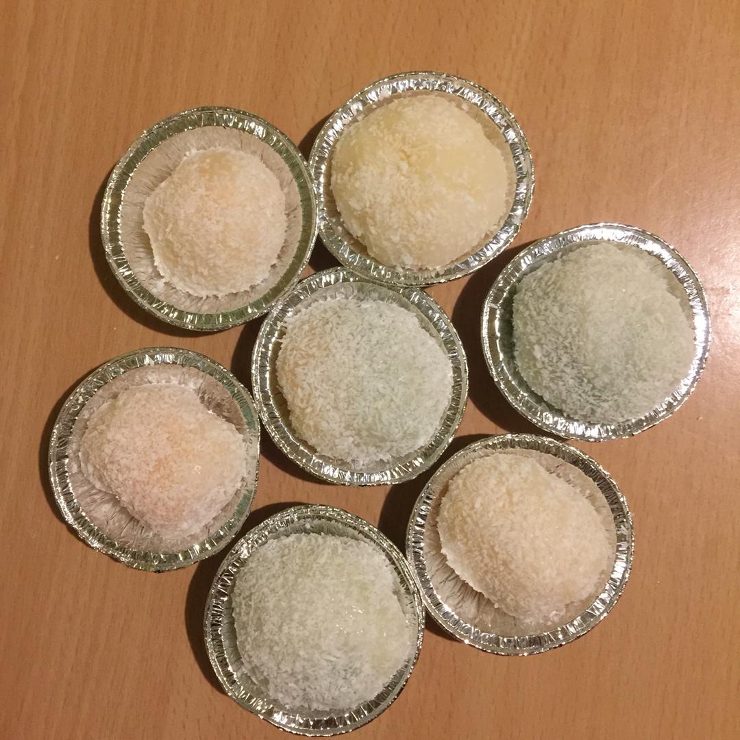 三色芒果糯米糍～好吃不黏牙
