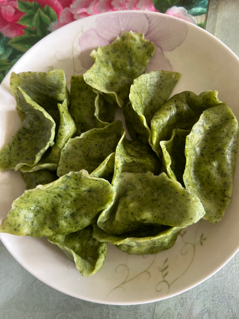 菠菜素水饺（宝宝餐）