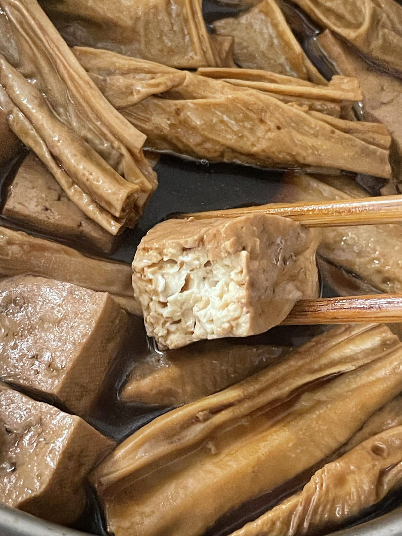 qjgloria做的卤腐竹豆腐