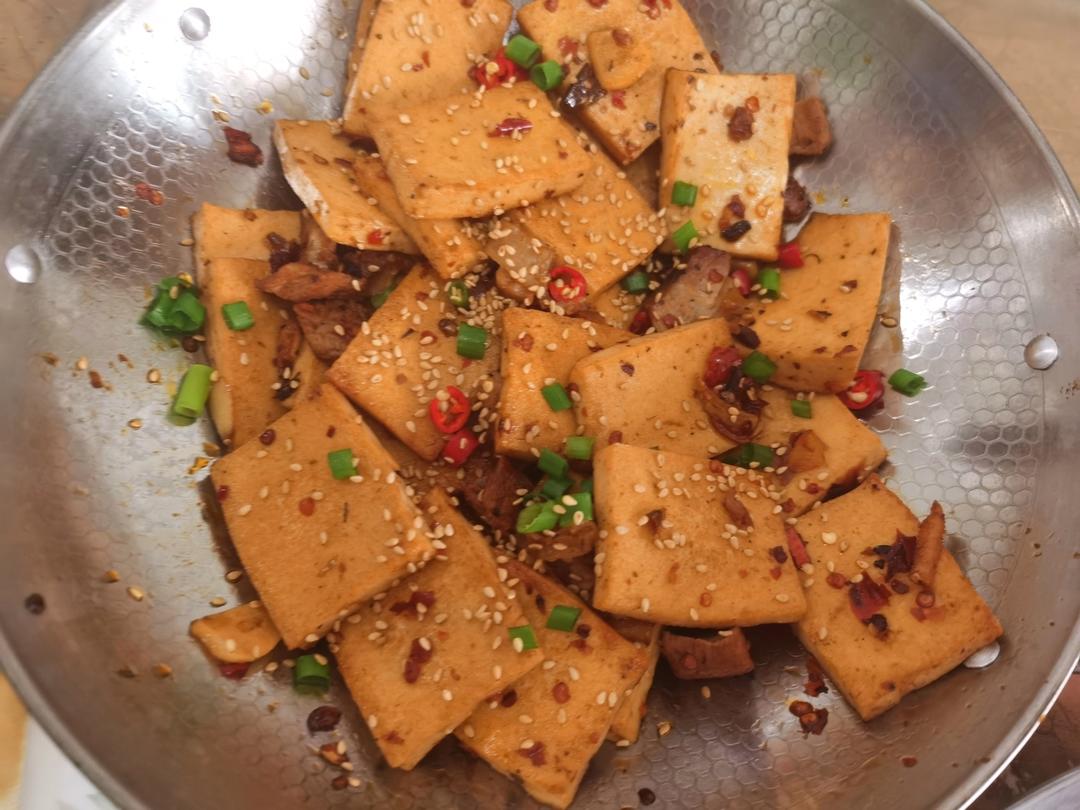 干锅千叶豆腐，千页豆腐