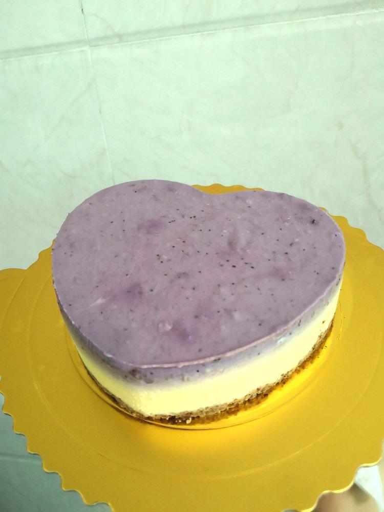 生酮 超简单的蓝莓抹茶等冻芝士蛋糕 无需烤箱0失败！