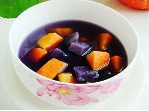 南瓜紫薯汤的做法 步骤4