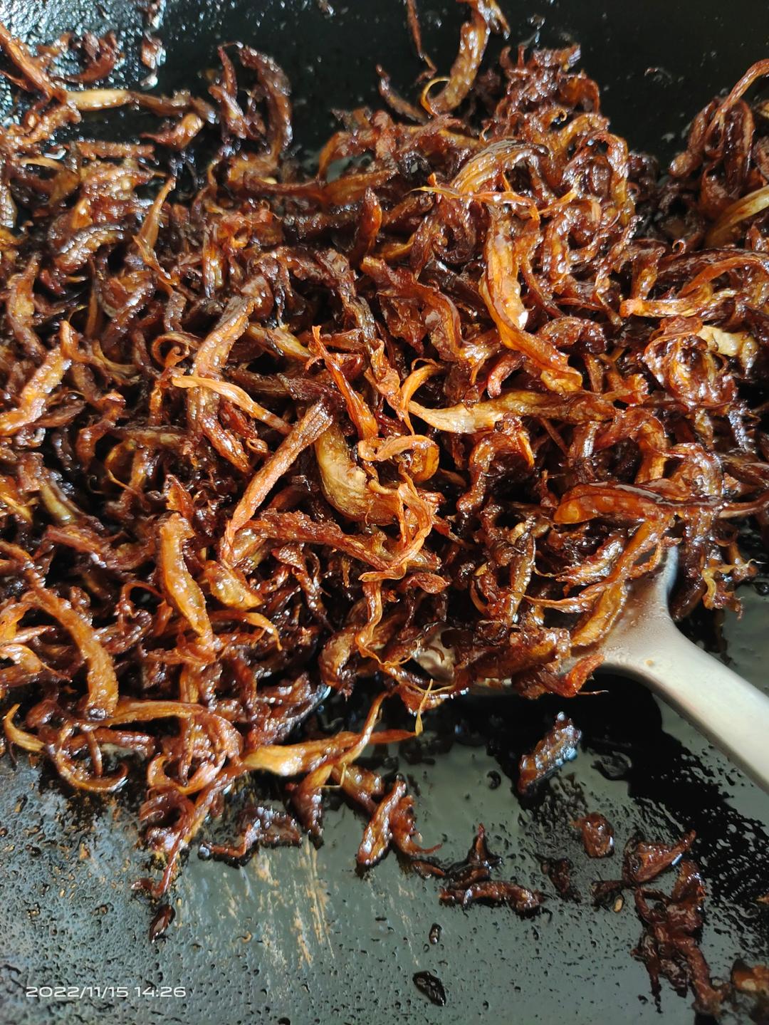 平菇拌饭加馍酱和蘑菇油