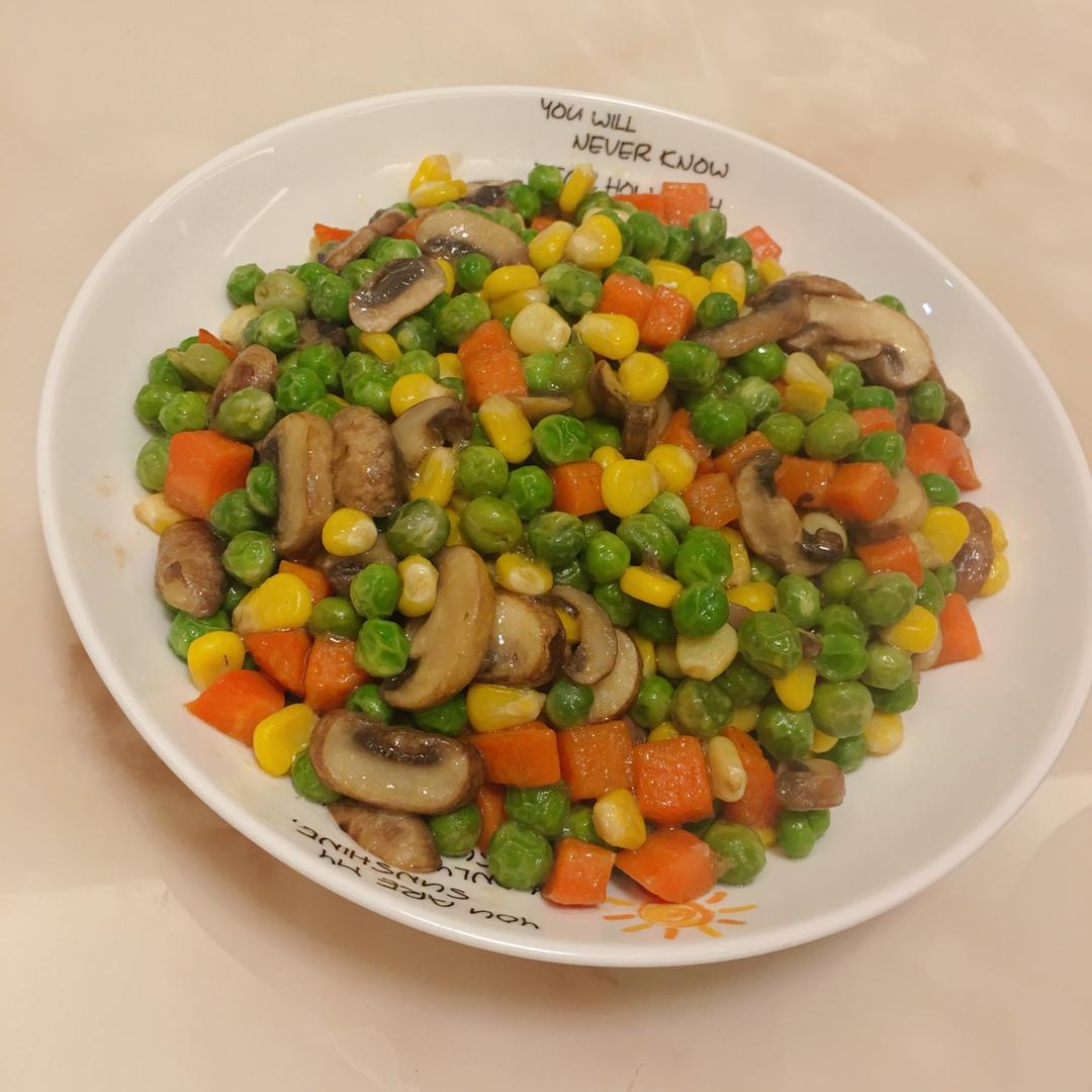 豌豆蘑菇小炒