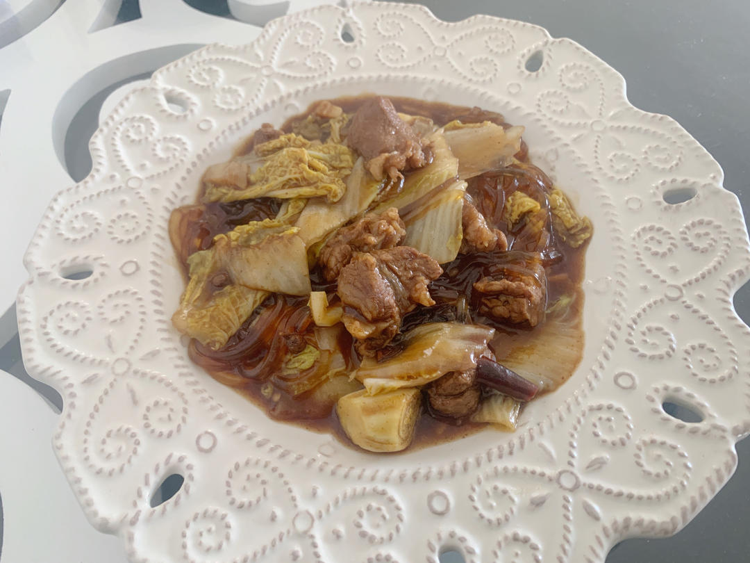 猪肉白菜炖粉条