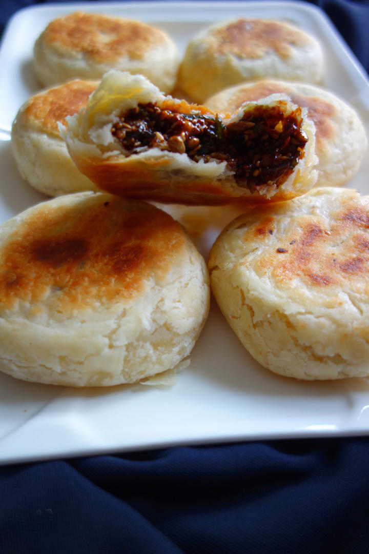 咸香可口的油酥烧饼