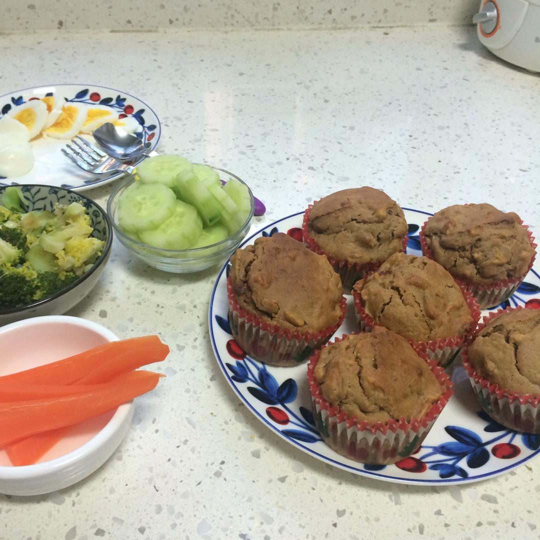 蜂蜜苹果肉桂马芬