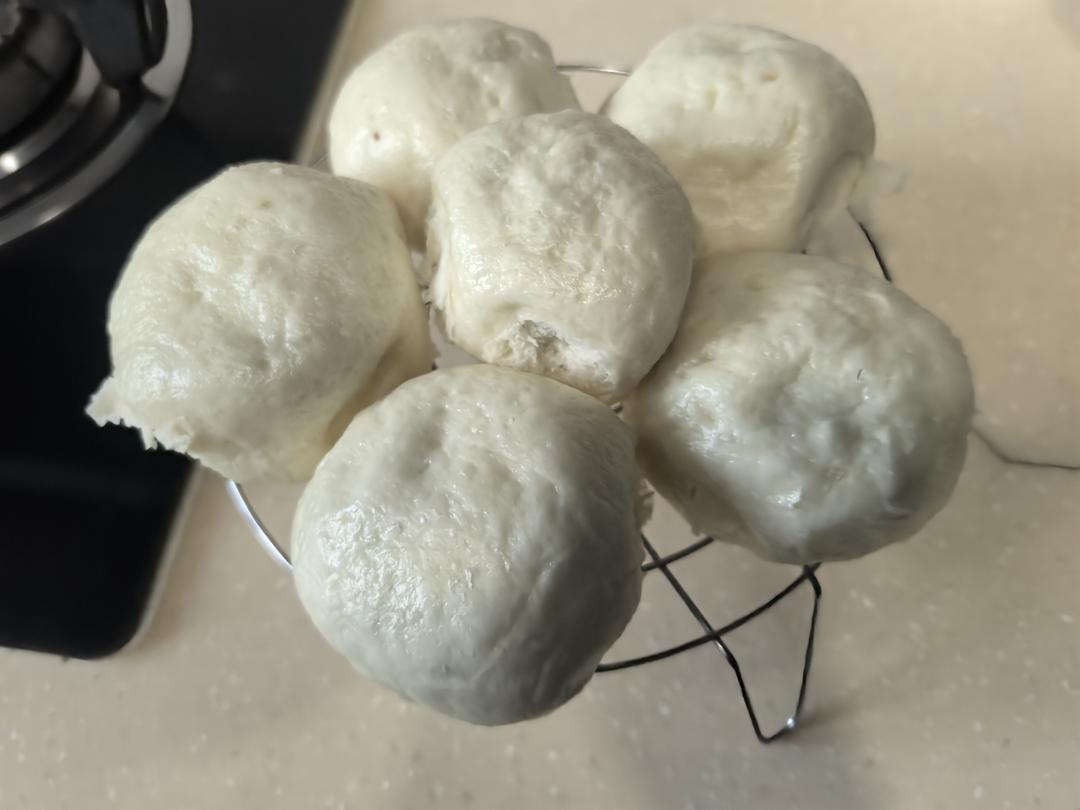 超好吃有豆豆的豆沙包，一次发酵（红豆包）