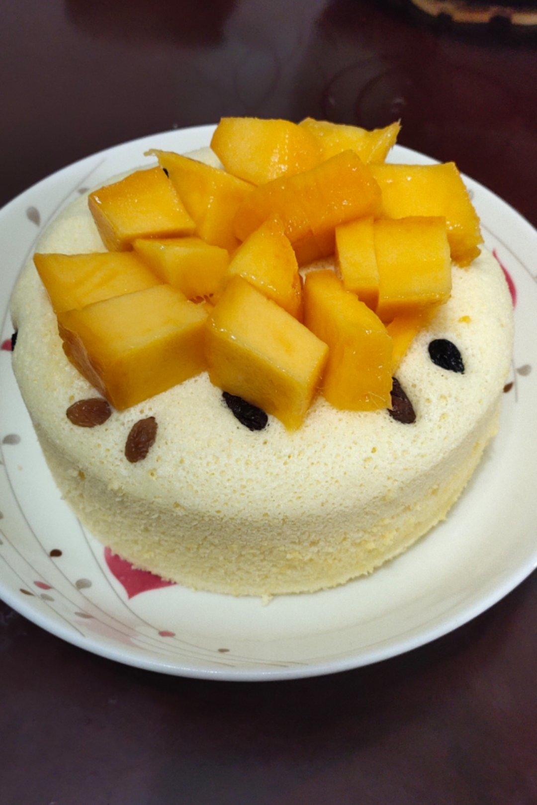 水嫩烫面蒸蛋糕