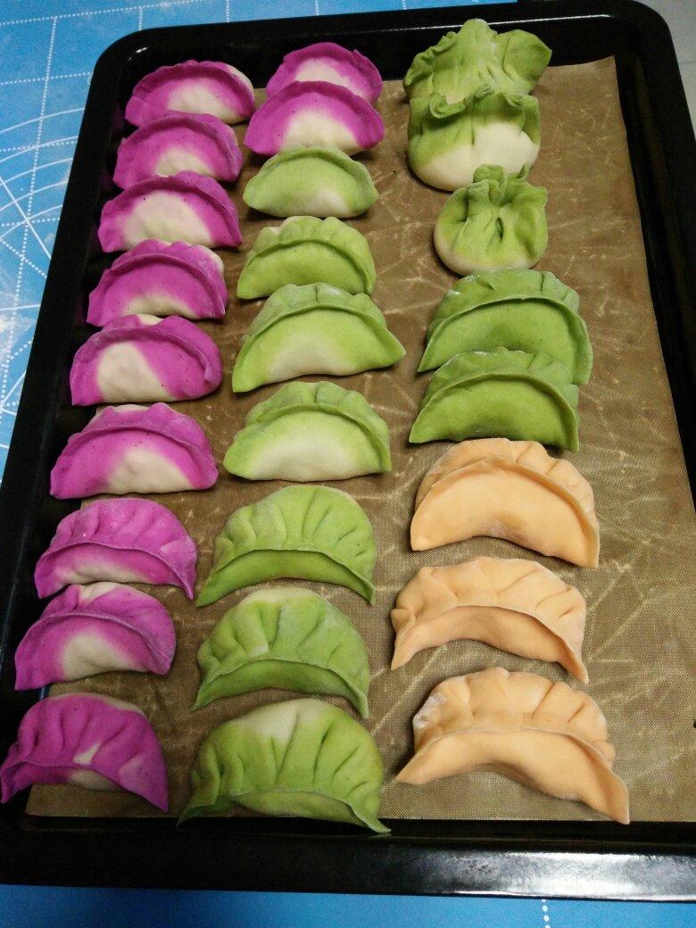 彩色水饺