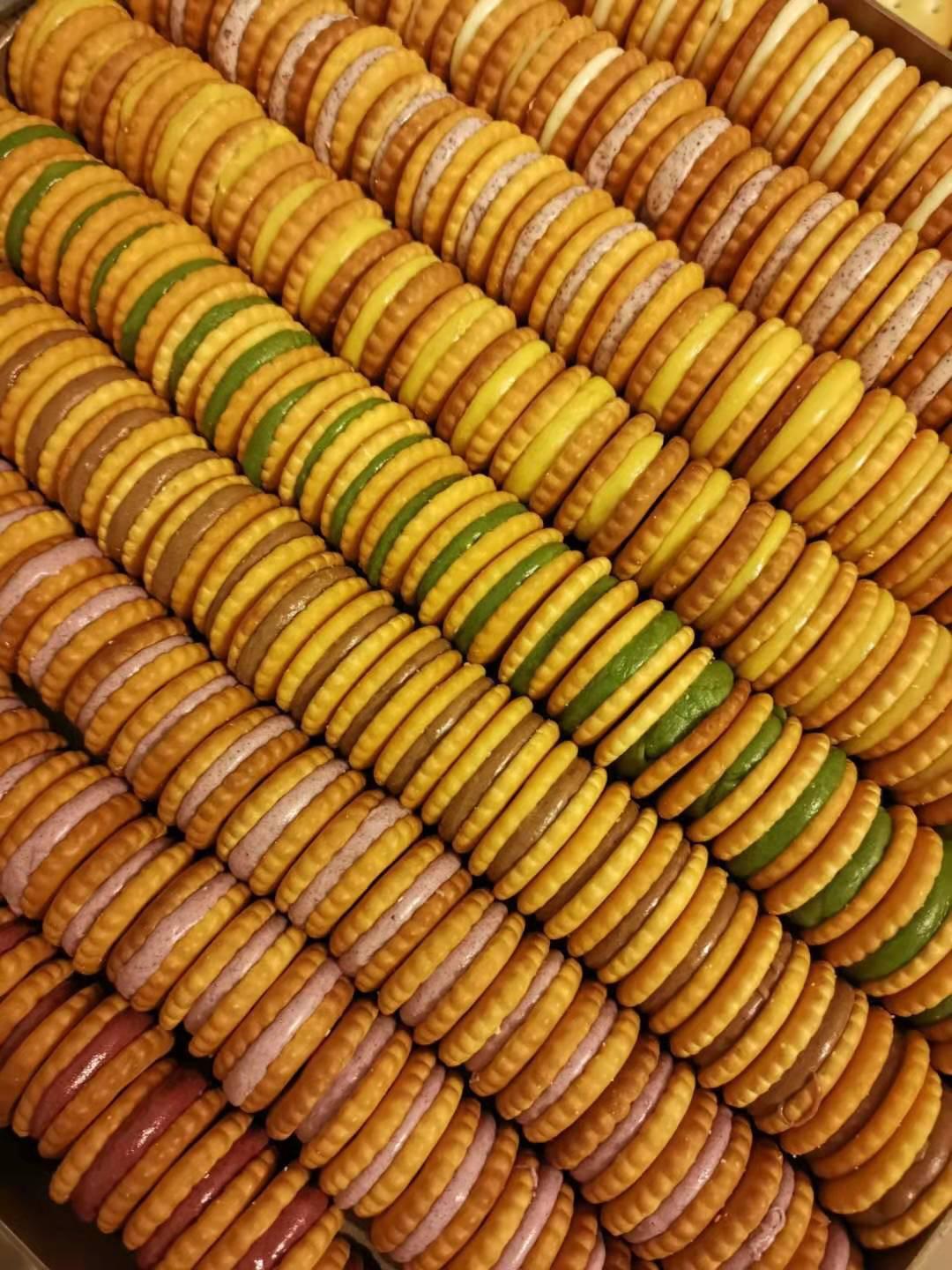 五色牛轧糖饼干