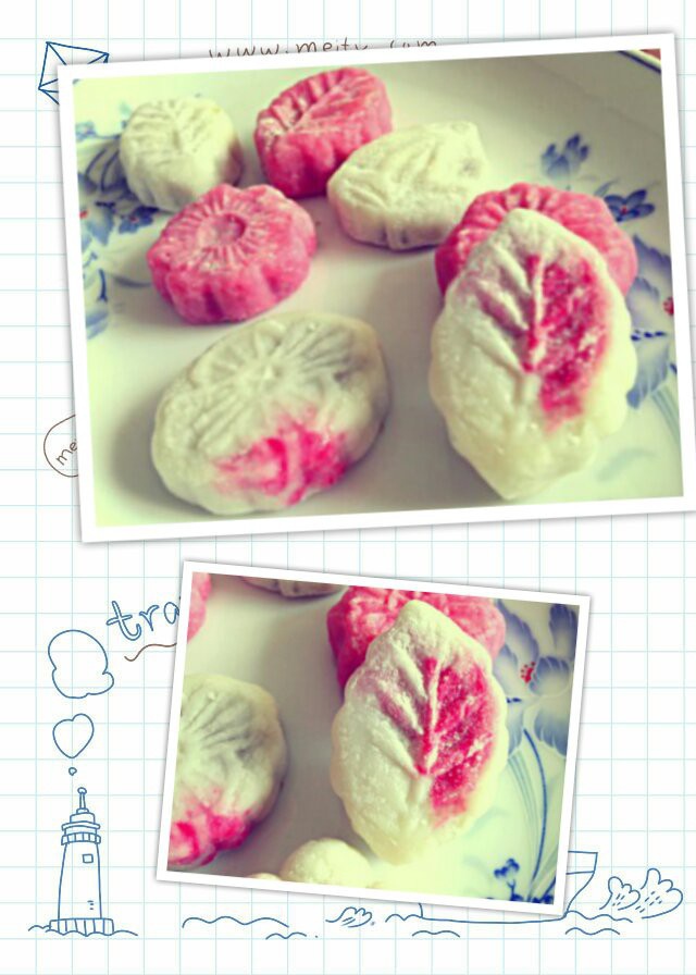 冰皮豆沙月饼